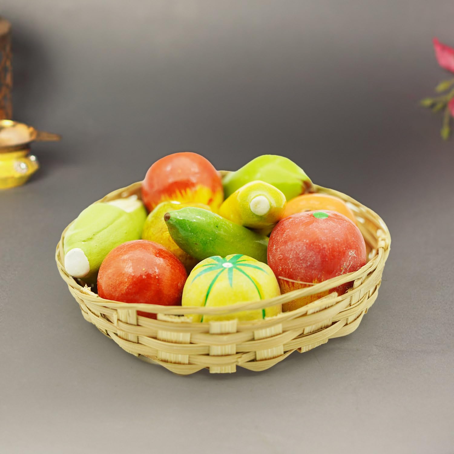 Golu Dolls Fruits Set of 7 Kolu Bommai for Navaratri