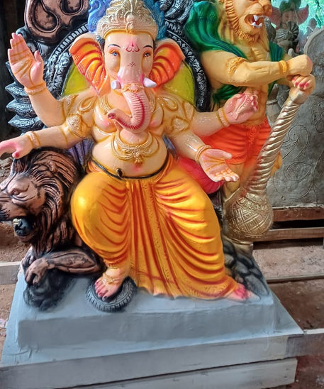 Eco ganesha paper & mud 1