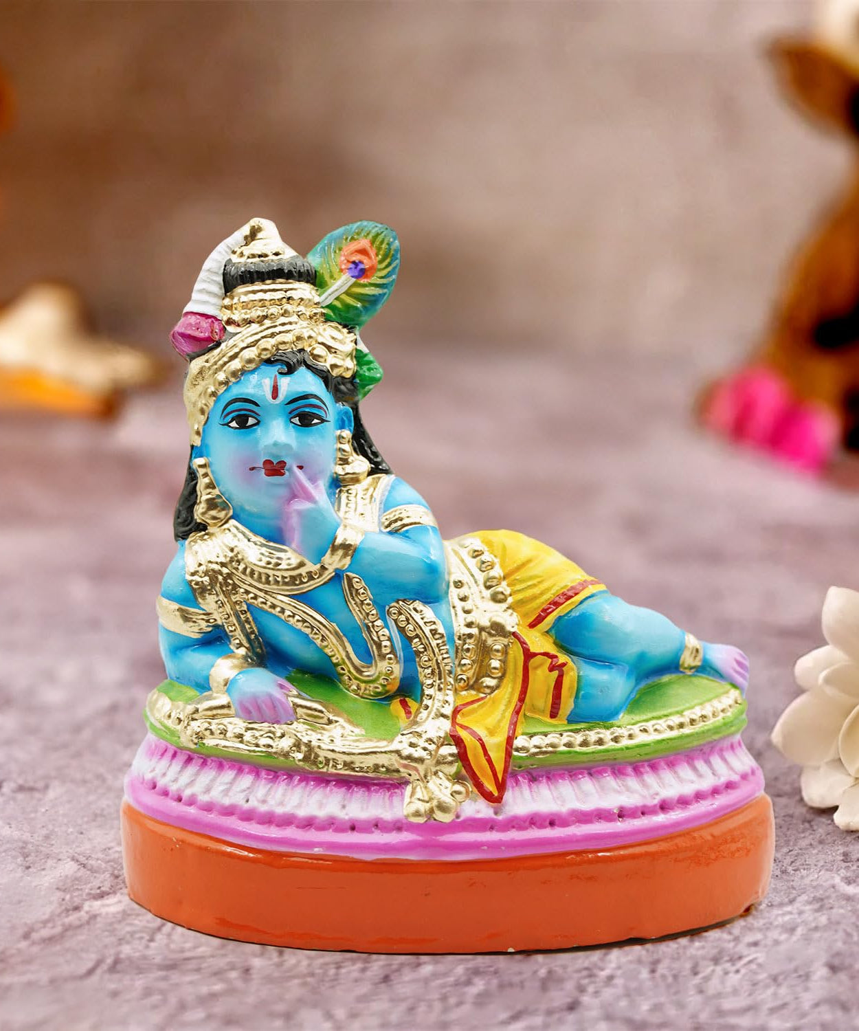 Krishna-Clay-Golu-Doll-for-Navaratri.