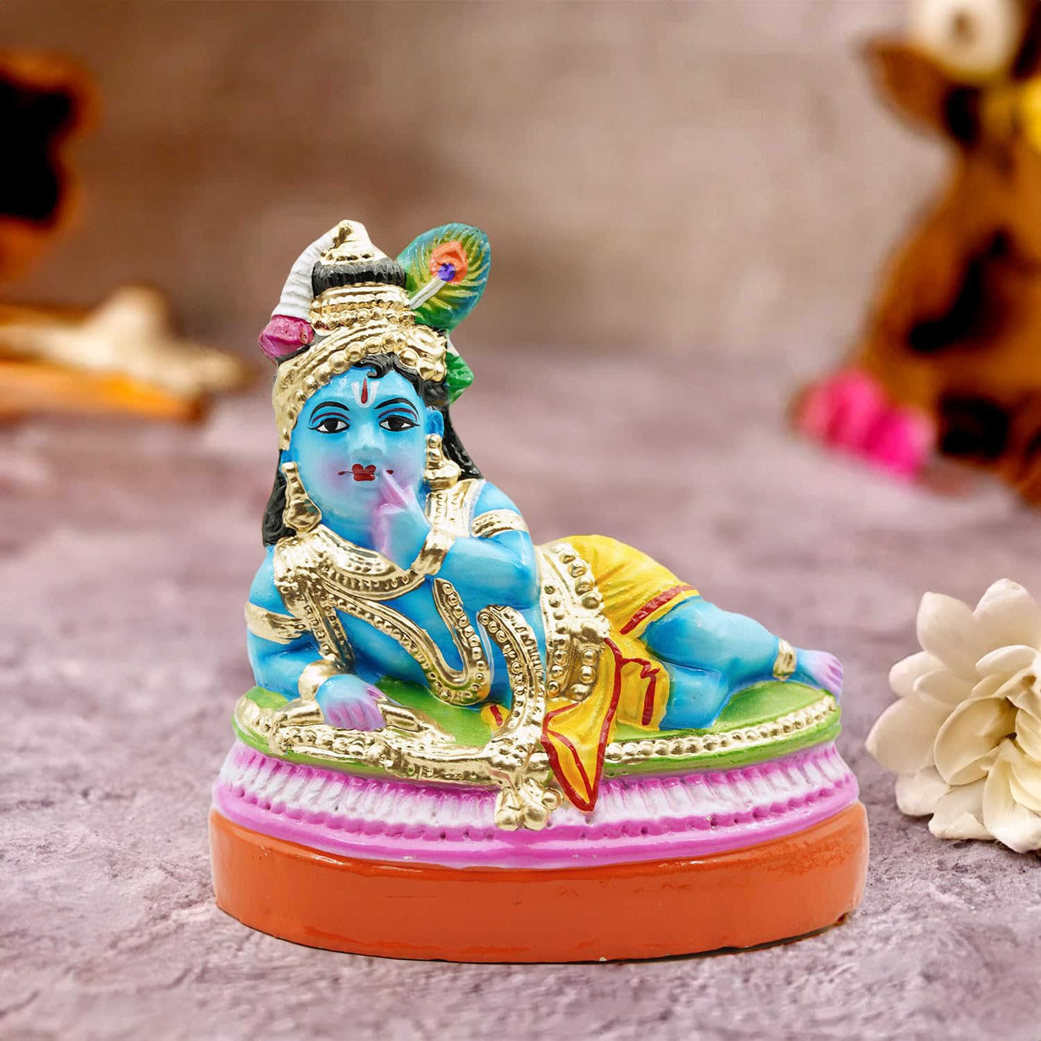 Krishna-Clay-Golu-Doll-for-Navaratri.