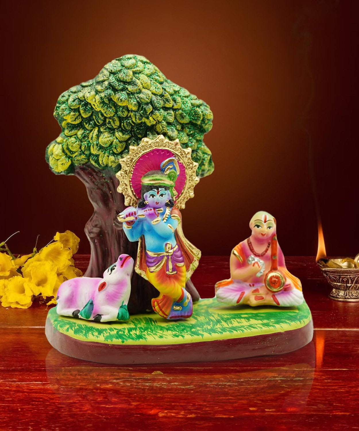Krishna with Kuselan