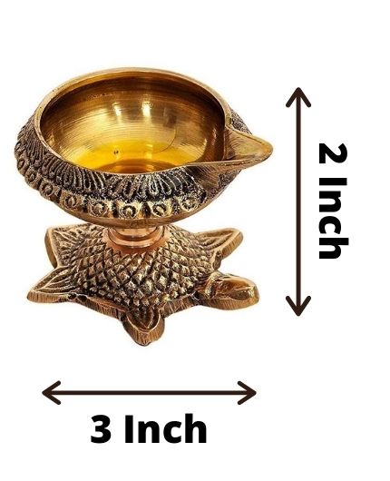 Kuber Diya Lamp Engraved Design
