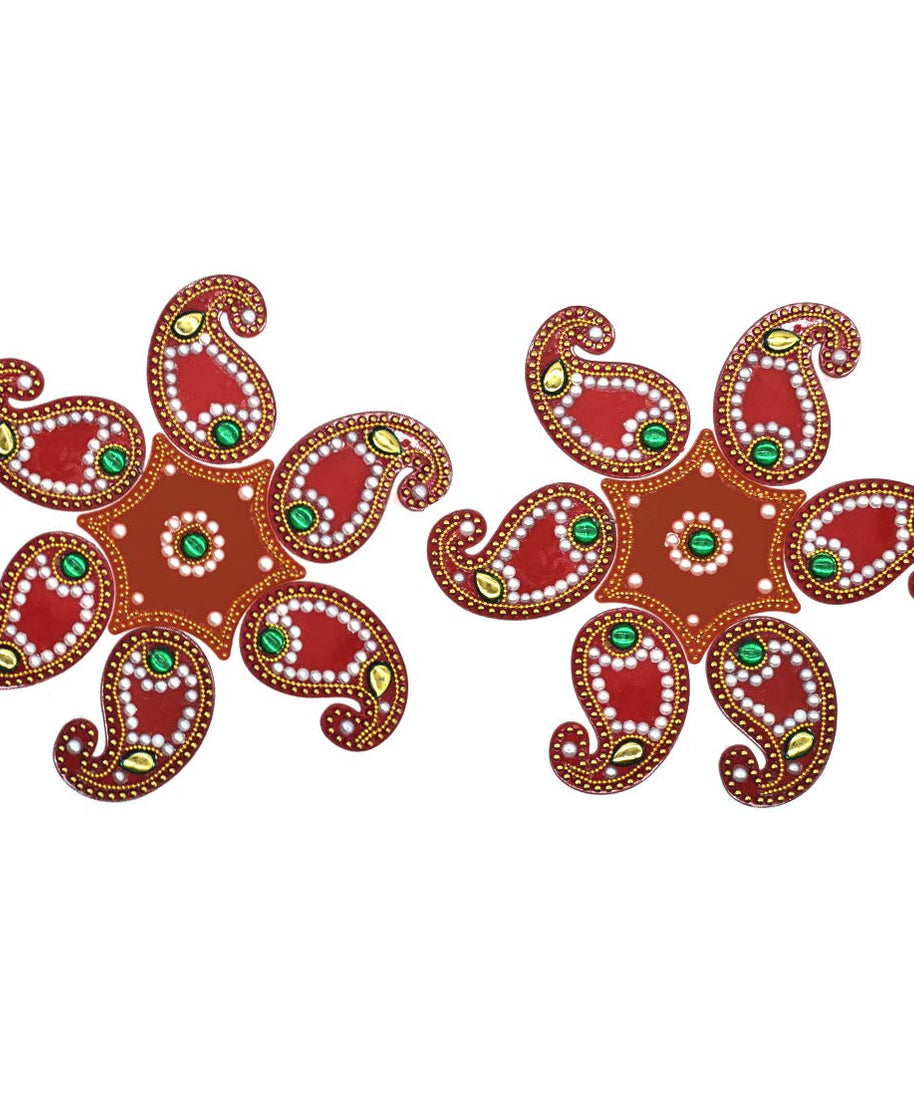 Kundan-Stone-Rangoli-Floor-Decoration-in-Red