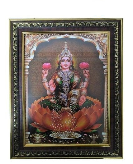 lakshmi photo, laxmi mata photo, lakshmi photo frame, pujanpujari online shopping, lakshmi mata photo