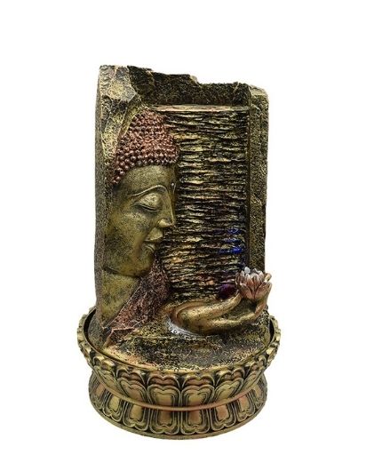 Lord Buddha Indoor Water Fountain with Led Lights Big Size