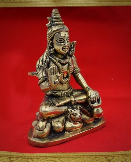 Lord Shiva Brass Idol for Pooja Room