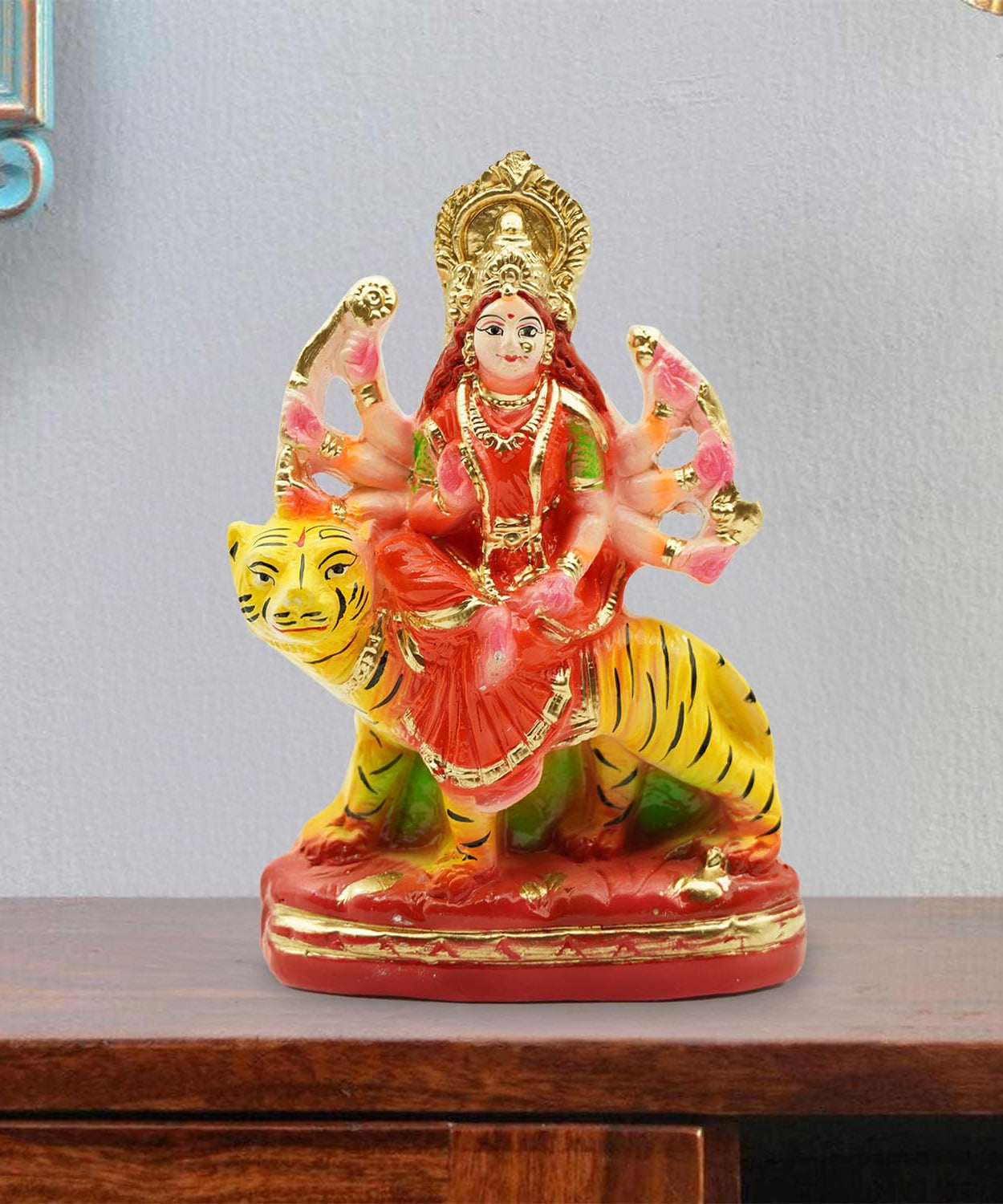 Maa Durga Idol God Navratri Puja Kolu Bommai