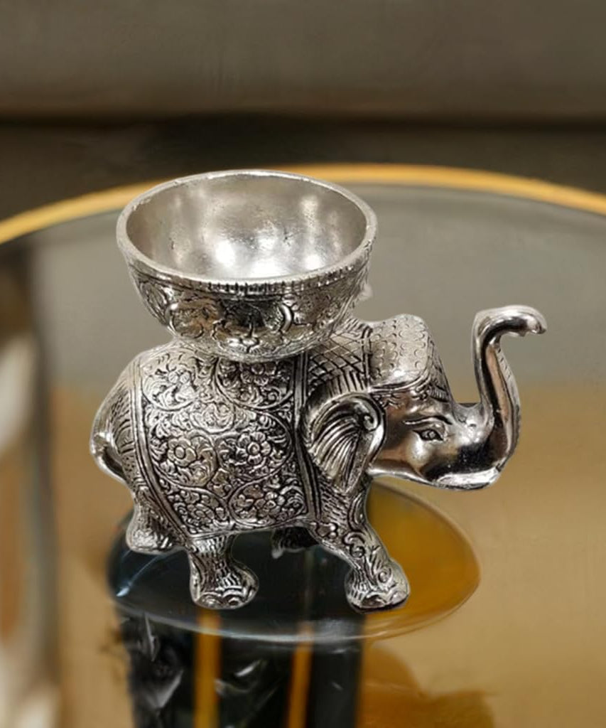 Metal-Elephant-Statue-Holder-Stand-Decorative