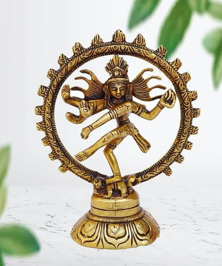 Natraj Statue Small Size Brass