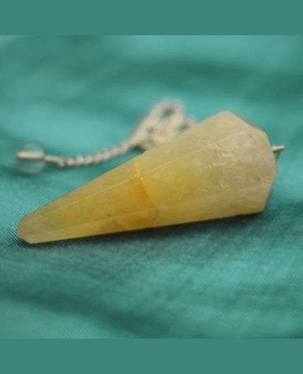 Natural Pendulum Crystal for Healing and Meditation