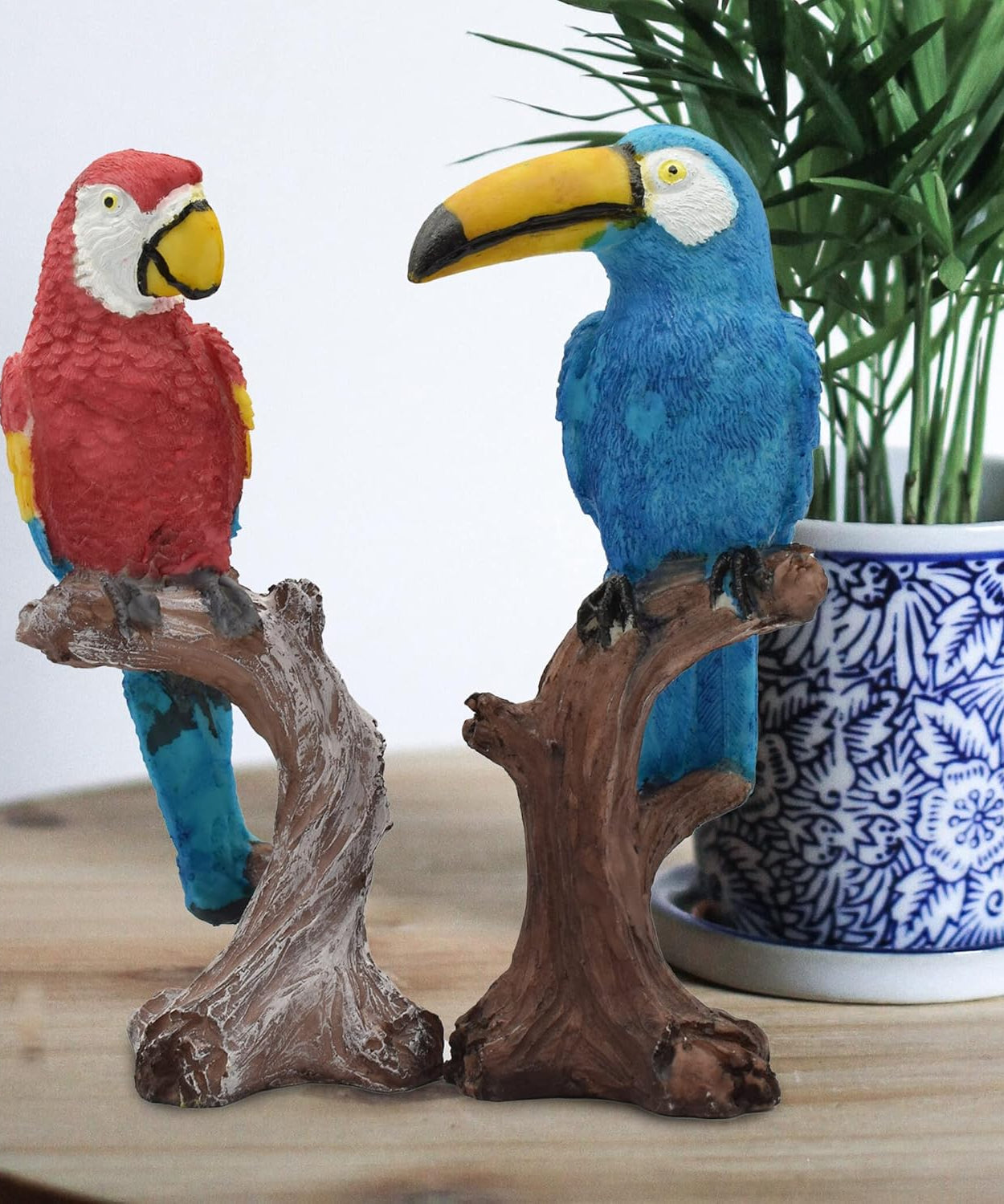 Parrot Love Couple Vastu Bird Figurine Showpiece
