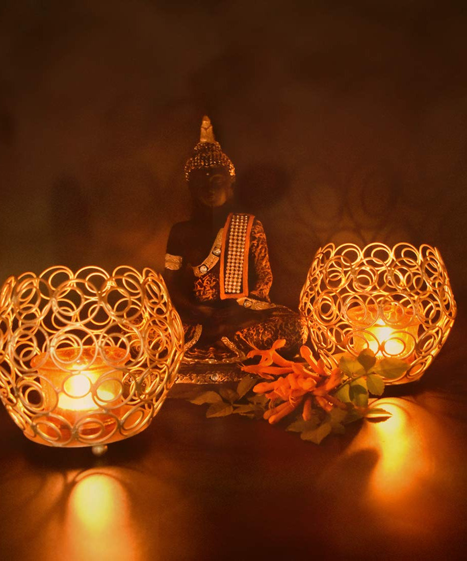 Pot-Set-Tealight-Holders