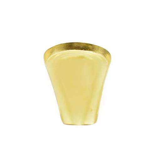 Round Design Plain Brass Abhishekam Plate Patra for God Idols (23 cm)