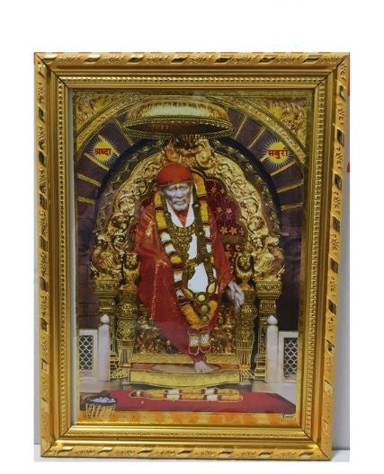 Saibaba Throne Small Photo Frame