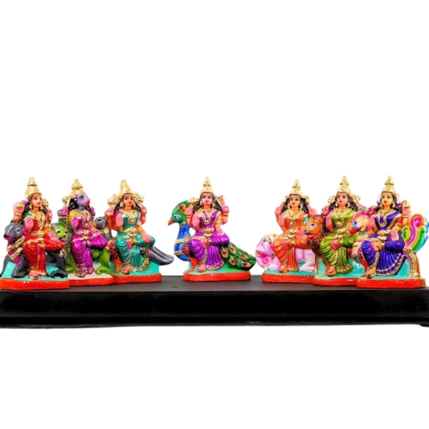 Saptamata Set Golu Dolls for Navaratri