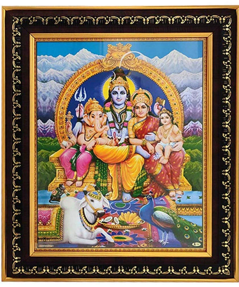 Shiva-Family-Parivar-Photo-Frame-for-Wall-Hanging