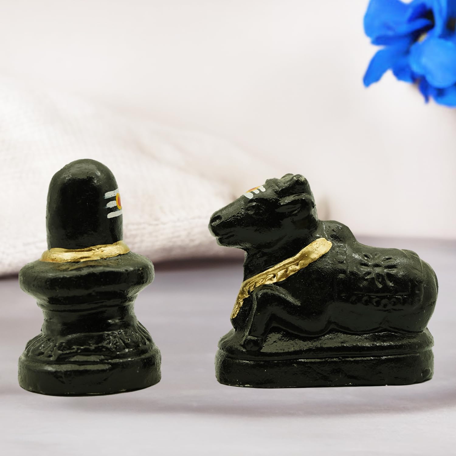 Shiva Lingam and Nandi Medium Navaratri Golu Dolls Set