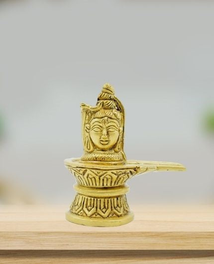 Shivalingam Brass Idol