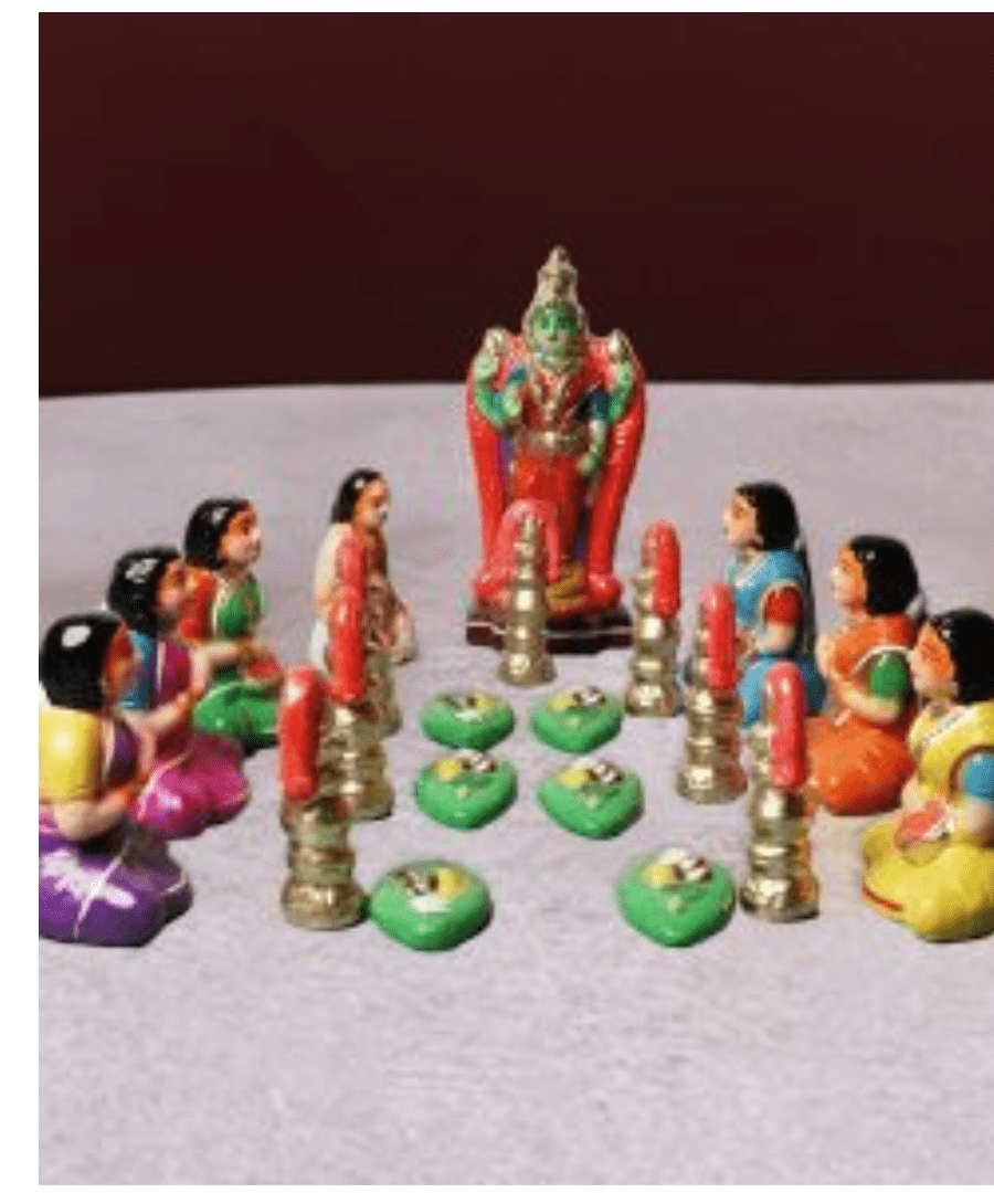 Vivekananda Golu Dolls Handmade Clay