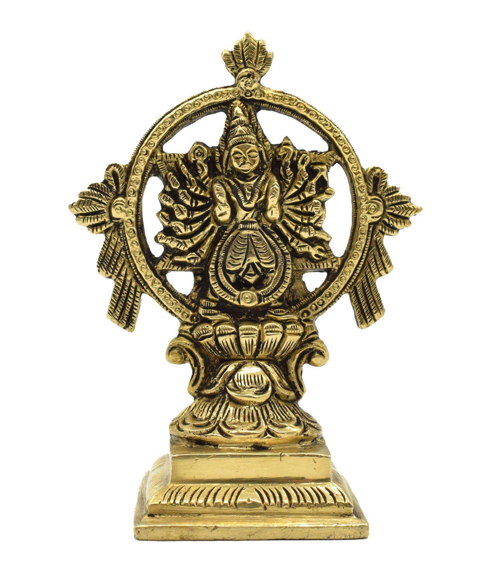 Swami Sudarshana Vishnu Yoga Narasimha Chakrathalwar Idol