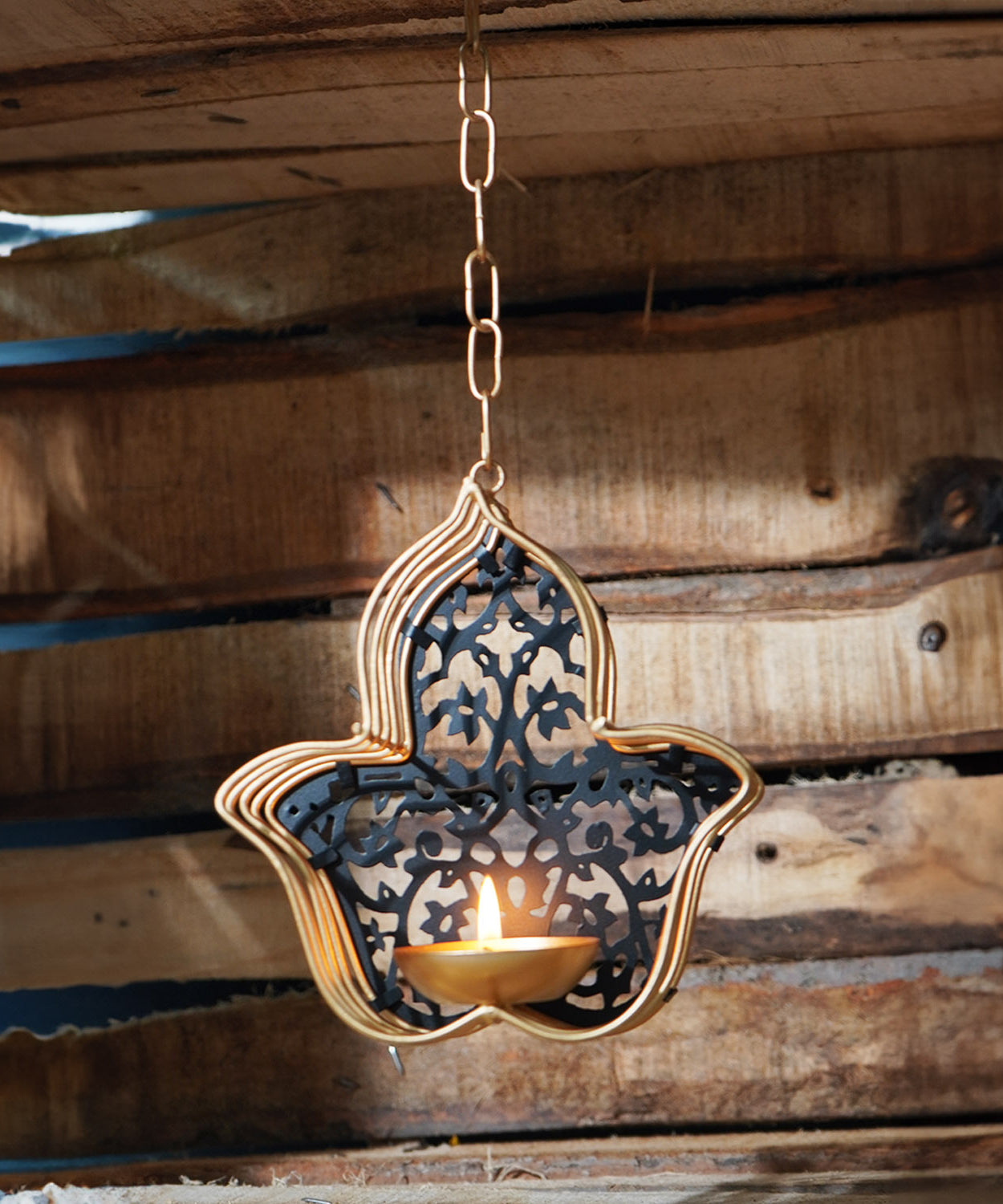 T light holder, Wall hanging candle holder for home decoration