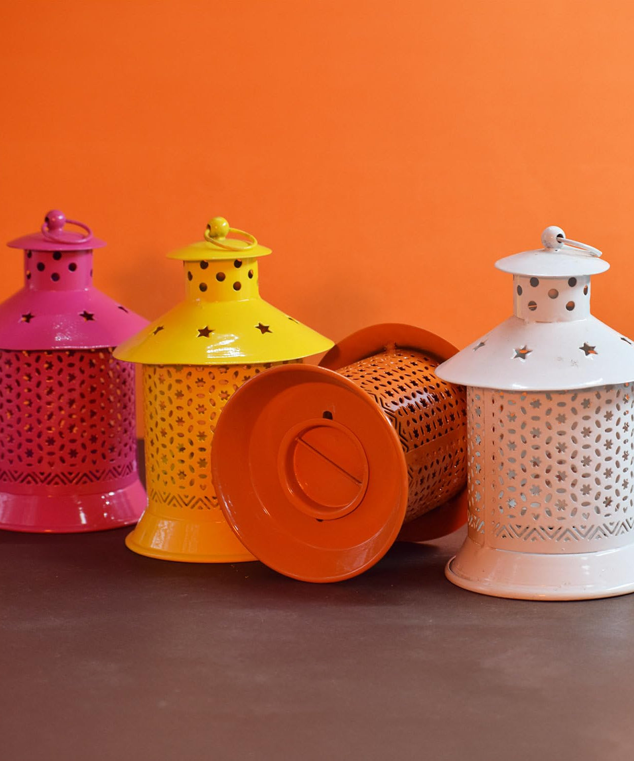 Tea Light Candle Holder Hanging Lantern