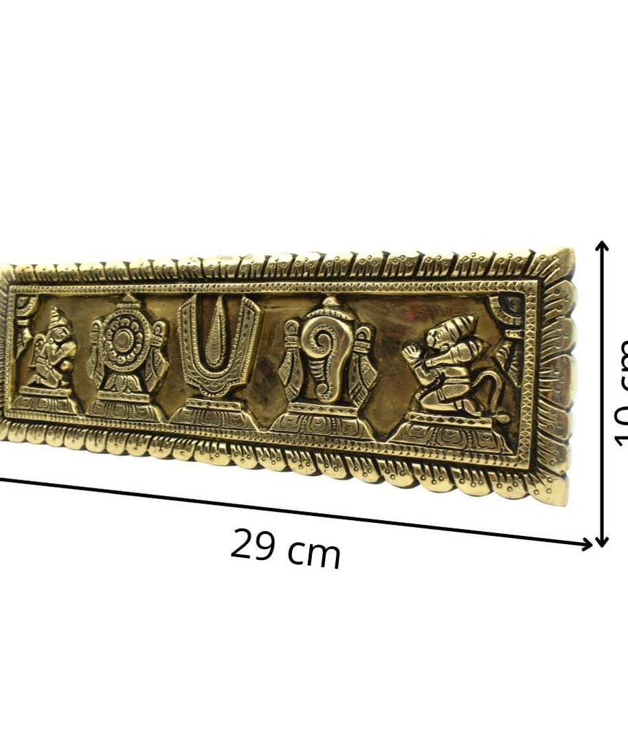 Tirupati Balaji Venkateswara Swamy Pure Brass Wall Hanging