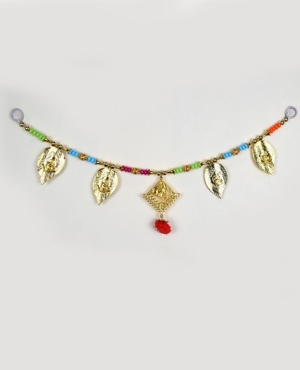 Traditional Multi Zula Pearl Plastic Beads Handmade Toran