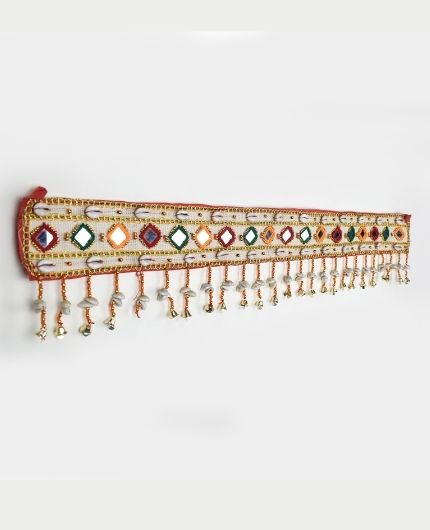 Traditional Multi Zula Pearl Plastic Beads Toran for Festival