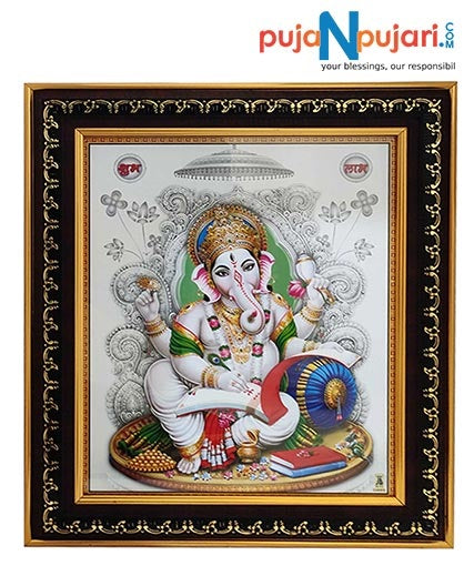 Unique Lord Ganapathi Photo Frame