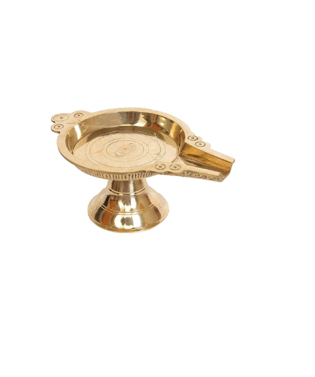 Brass Abhishekam Stand Patra Plate