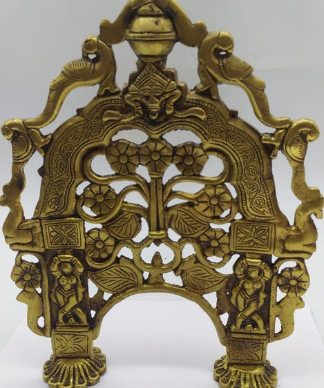 Brass brass arch puja and home decor