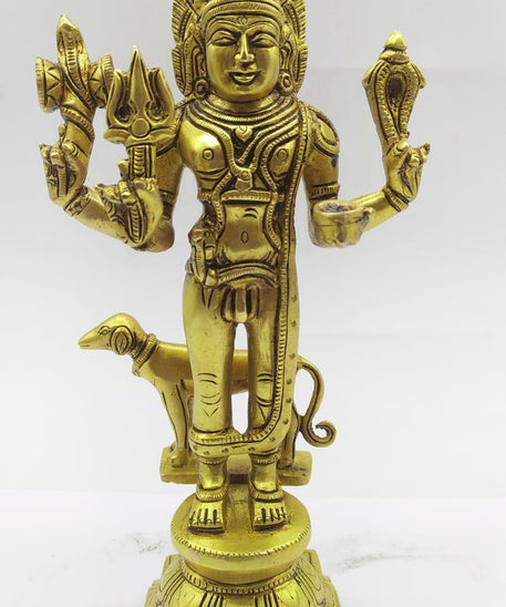brass deepa lady, each one dms 2ps set puja and home decor
