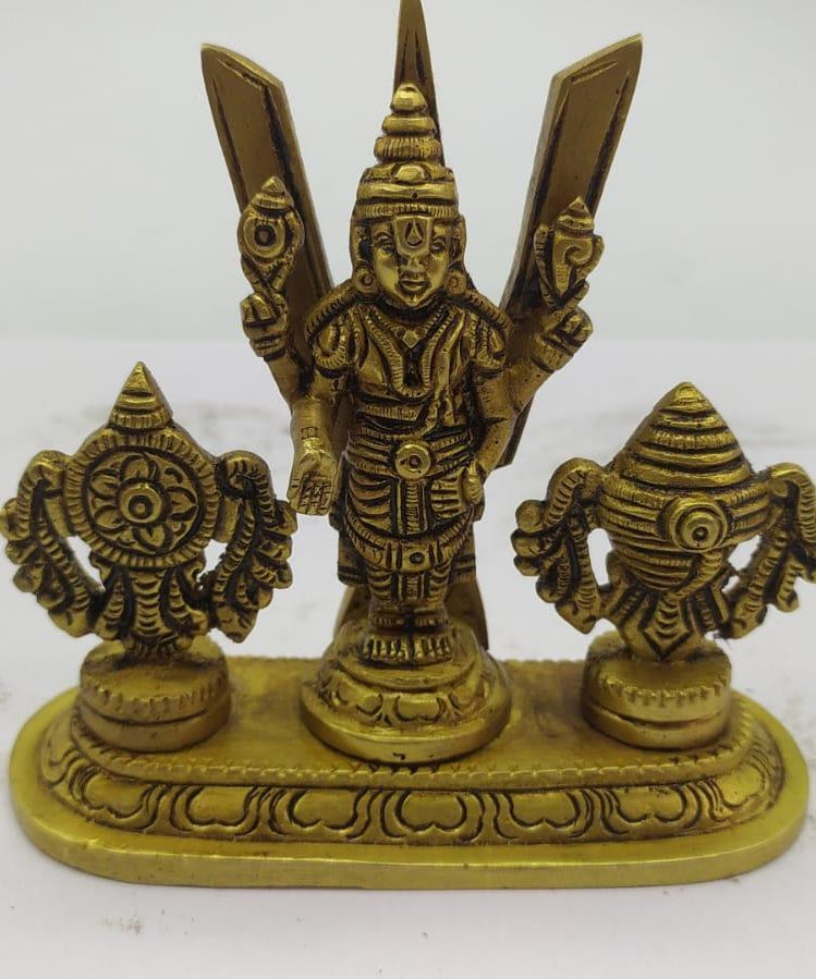 tirupati balaji shanku chakra Idols for puja and home decor