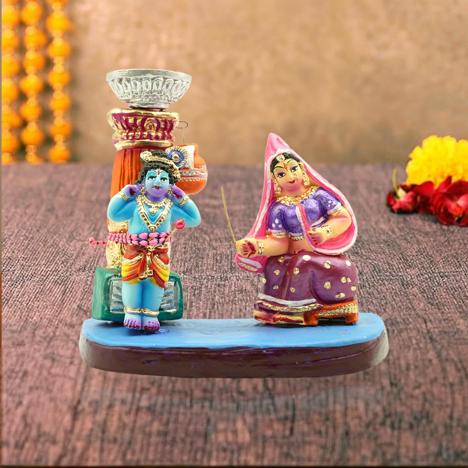 Yashoda Krishna Navaratri Golu Dolls - Kolu Bommai