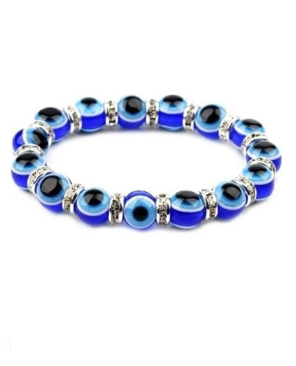 Evil Eye Nazar Suraksha Blue Crystal Bracelet