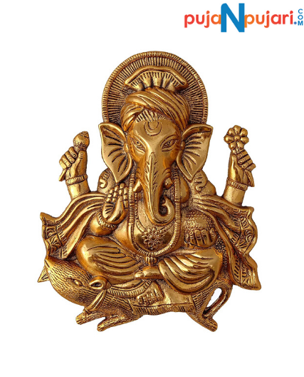 Lord Ganesha Wall Hanging Idol