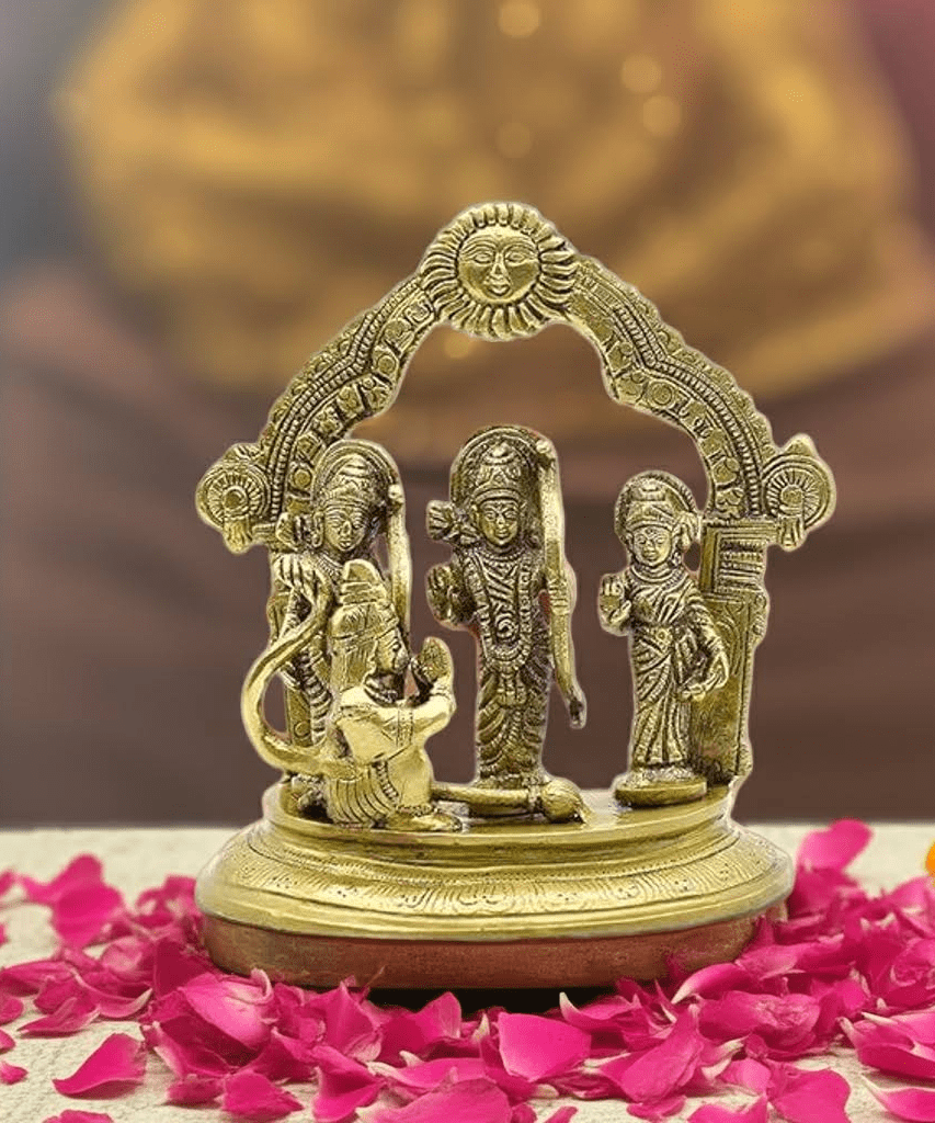 Brass Ram Darbar Murti For Home
