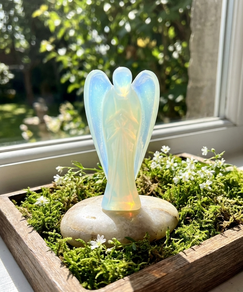 Angel Amethyst Natural Crystal Healing Reiki Stone