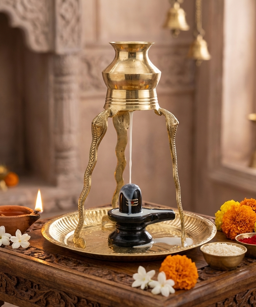 Shivalingam Abhishekam Set (Small)