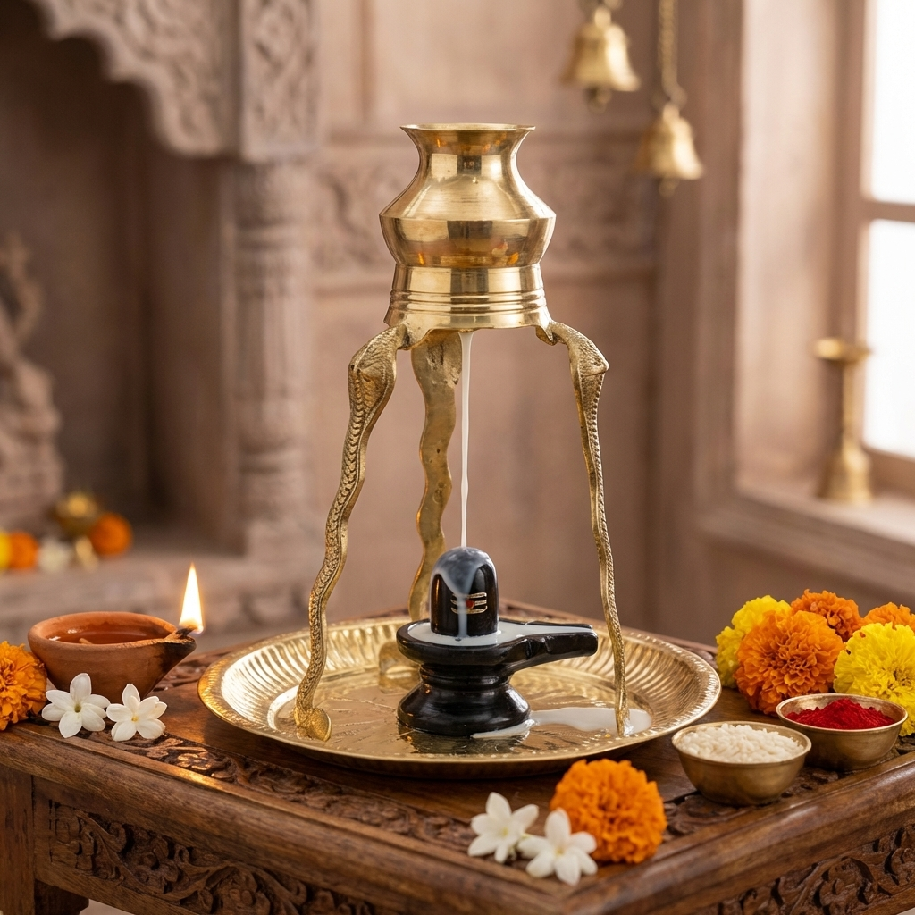 Shivalingam Abhishekam Set (Small)