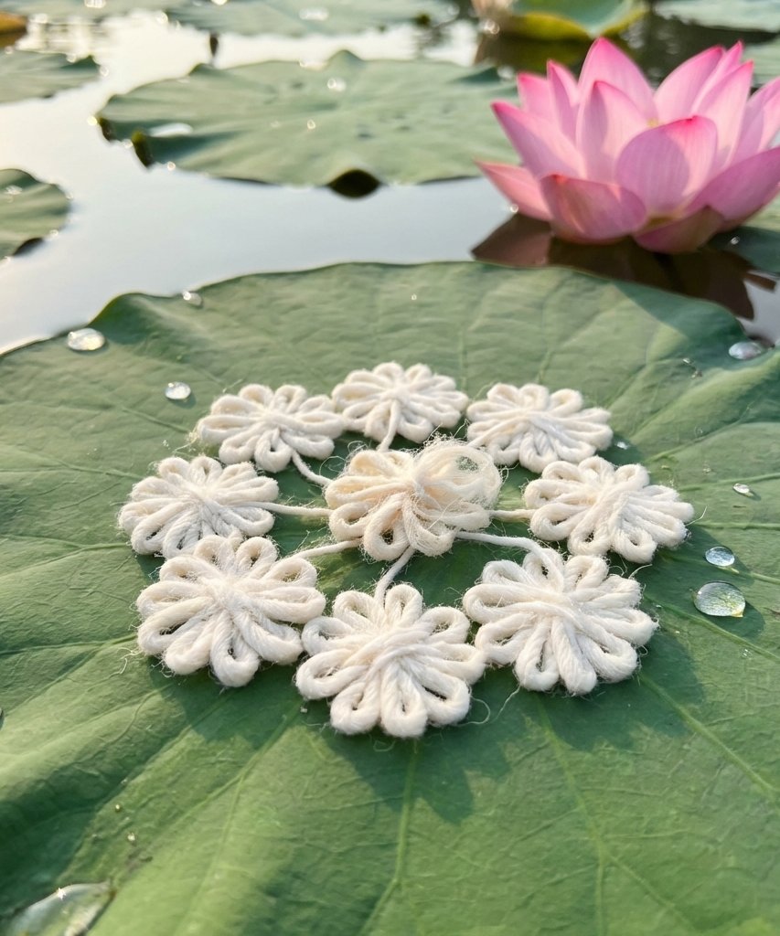 Lakshmi Tamara Vattulu/Thamarai Thiri/Lotus Kamal Steam Wicks for Puja (Pack of 10)