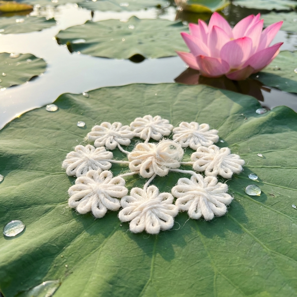 Lakshmi Tamara Vattulu/Thamarai Thiri/Lotus Kamal Steam Wicks for Puja (Pack of 10)