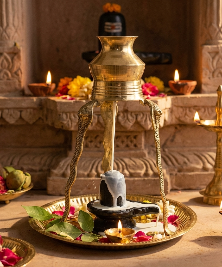 Shivalingam Abhishekam Set (Small)