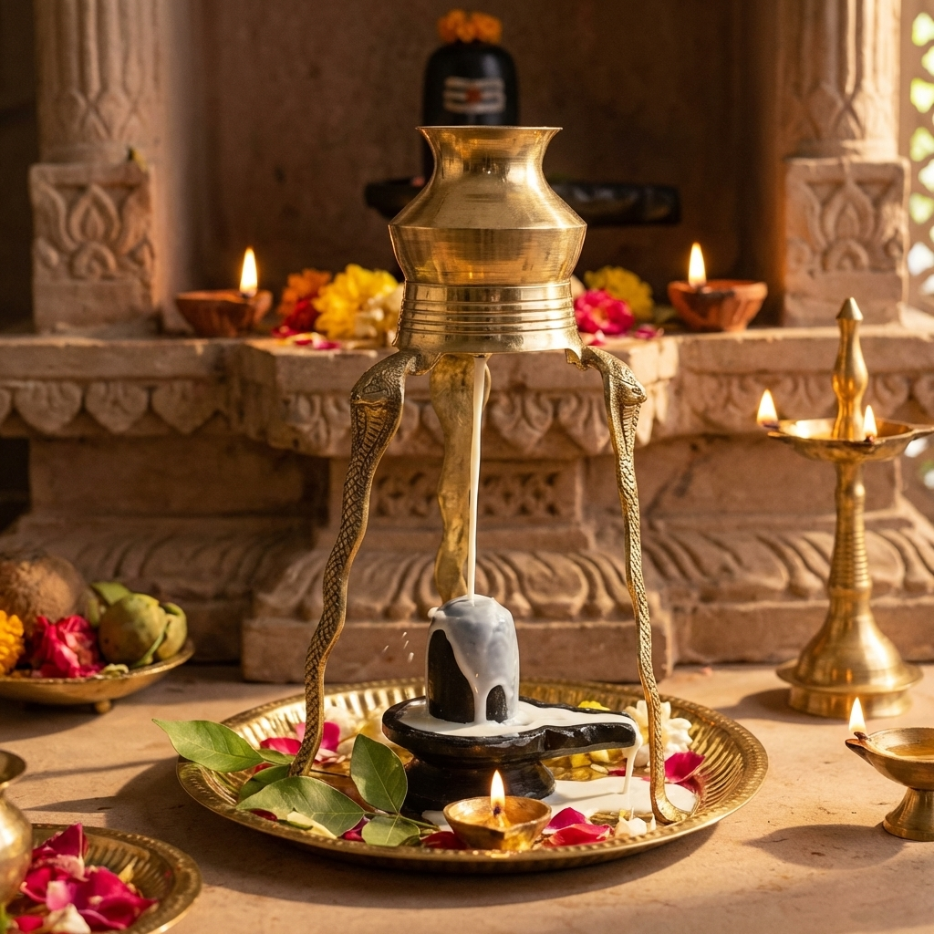 Shivalingam Abhishekam Set (Small)