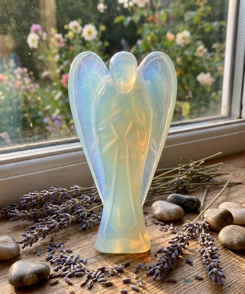 Angel Amethyst Natural Crystal Healing Reiki Stone