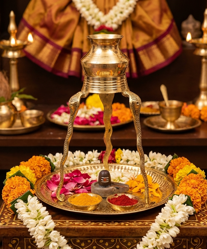 Shivalingam Abhishekam Set (Small)