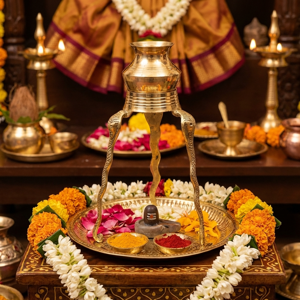 Shivalingam Abhishekam Set (Small)