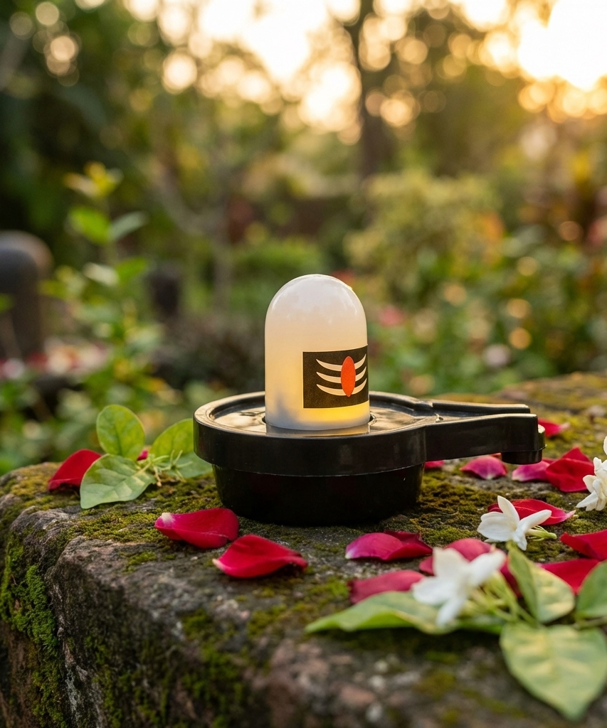 Water Sensor Shivling Smokeless Sensor ,Led Light for Indoor and Outdoor