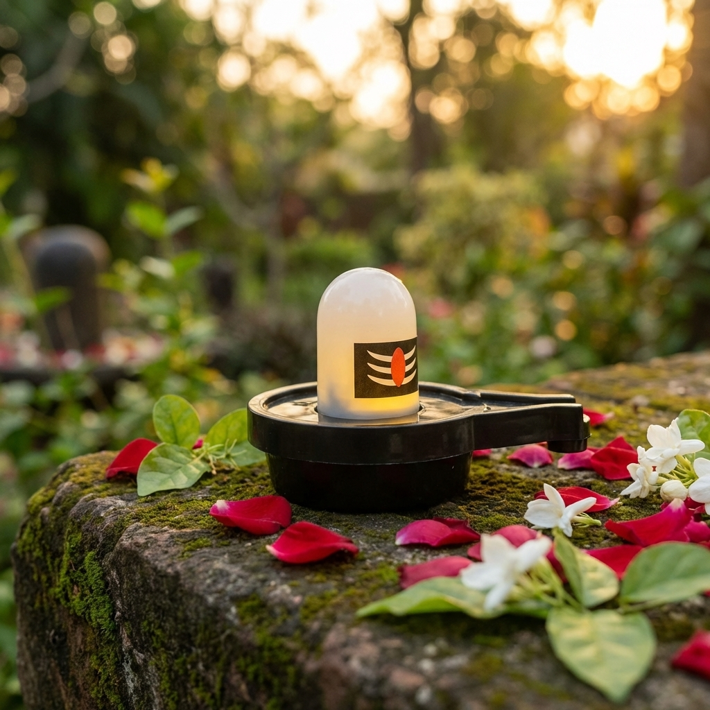 Water Sensor Shivling Smokeless Sensor ,Led Light for Indoor and Outdoor